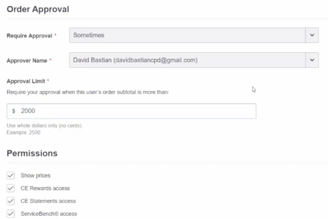 How do I create accounts for people from my company?